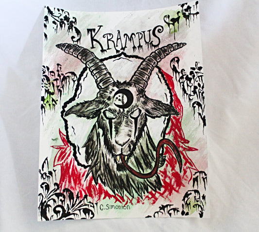 Krampus Art Print