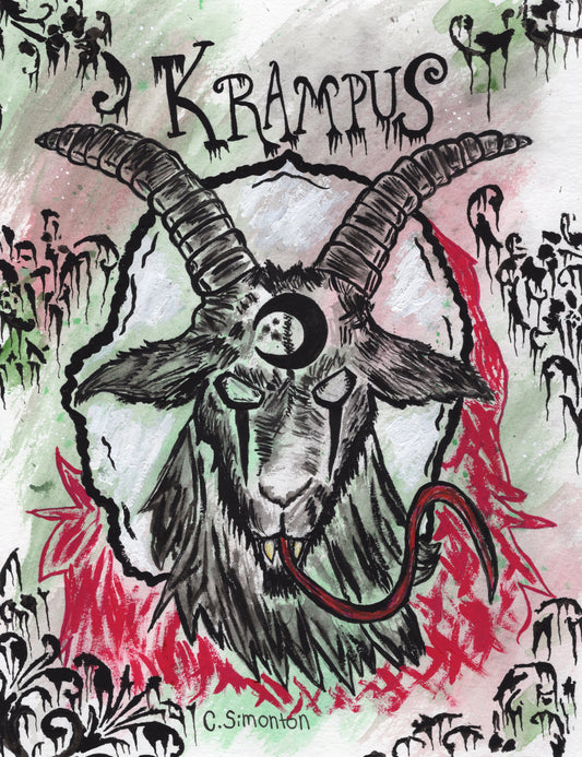 Krampus Art Print