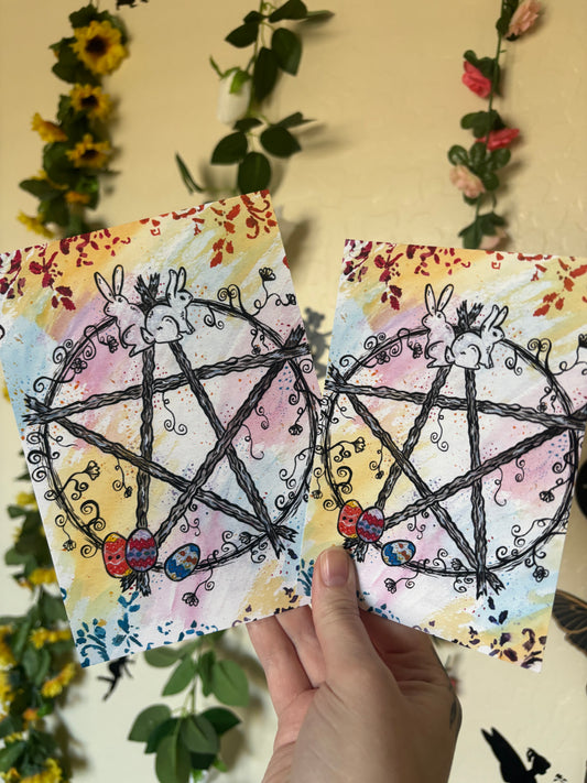 Spring Pentacle Art Print