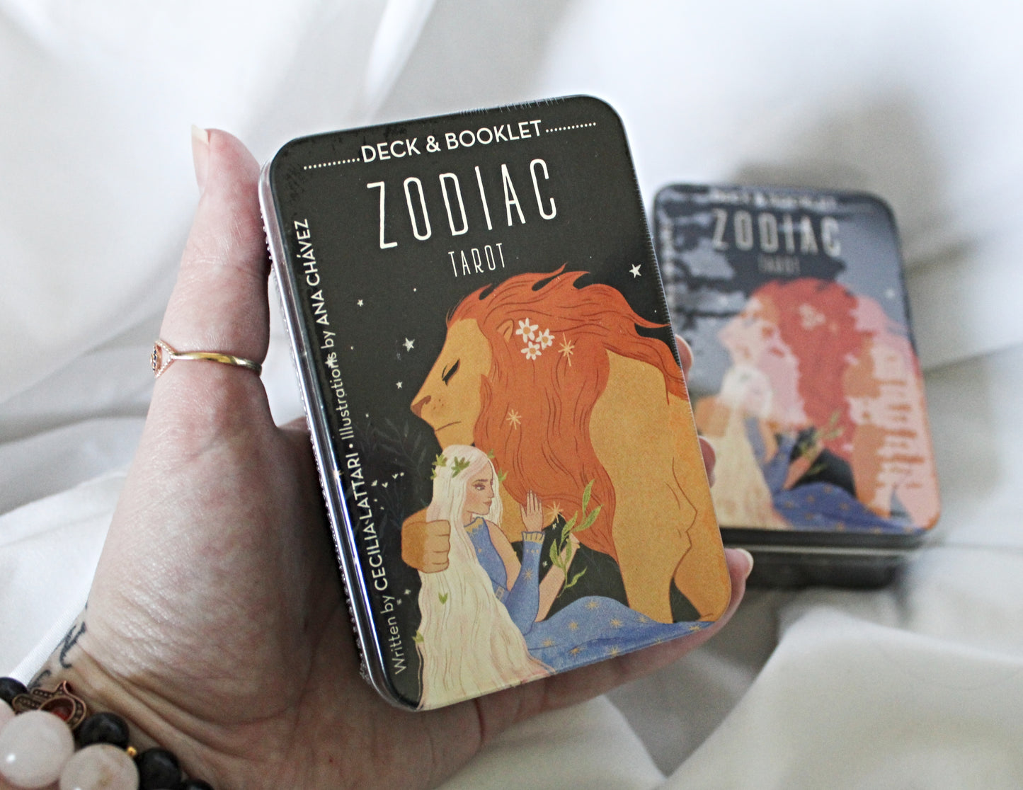 Zodiac Tarot in a tin