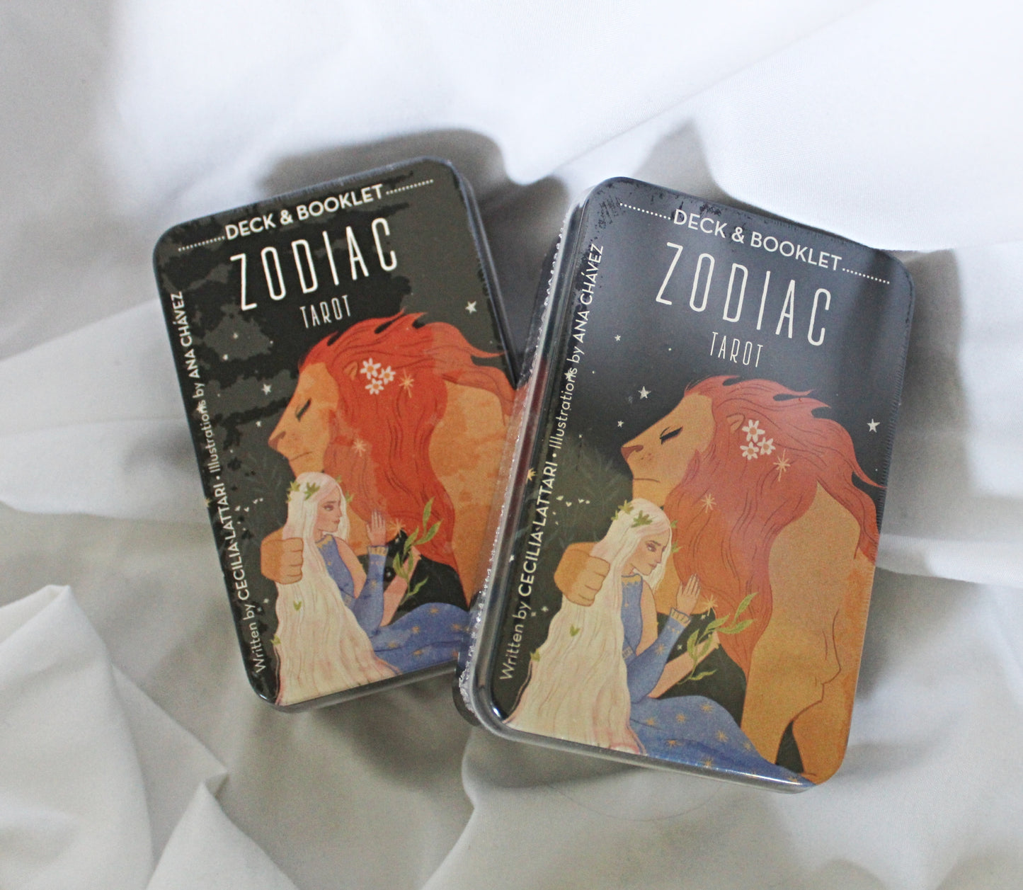 Zodiac Tarot in a tin